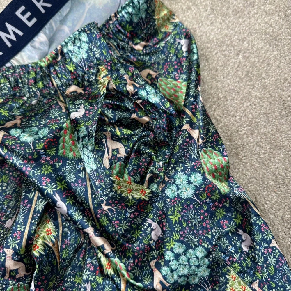 American Eagle Men's XS Boxer Shorts‎ Novelty Floral Tree Animal Print woodland